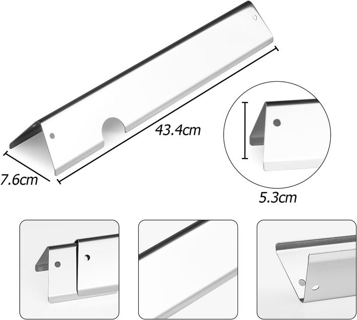 Actual product image BBQ Yummy Aromaschienen 66032-5SS für Weber Genesis II/LX 300