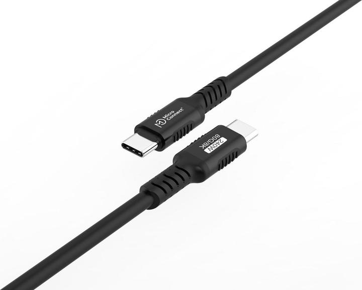 Produktbild MicroConnect USB-C to USB-C cable Premium (0.50 m, 240 W)