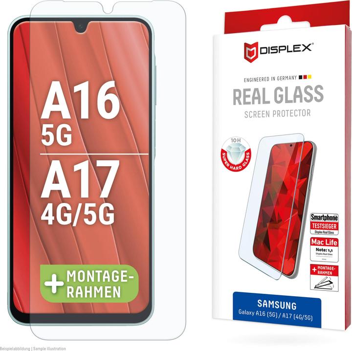 Displex Real Glass Samsung (1 Stk., Samsung Galaxy A16, Samsung Galaxy A16 5G)