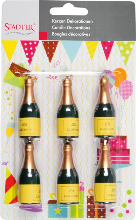 Image du produit Städter Champagnerflaschen (6 pcs)