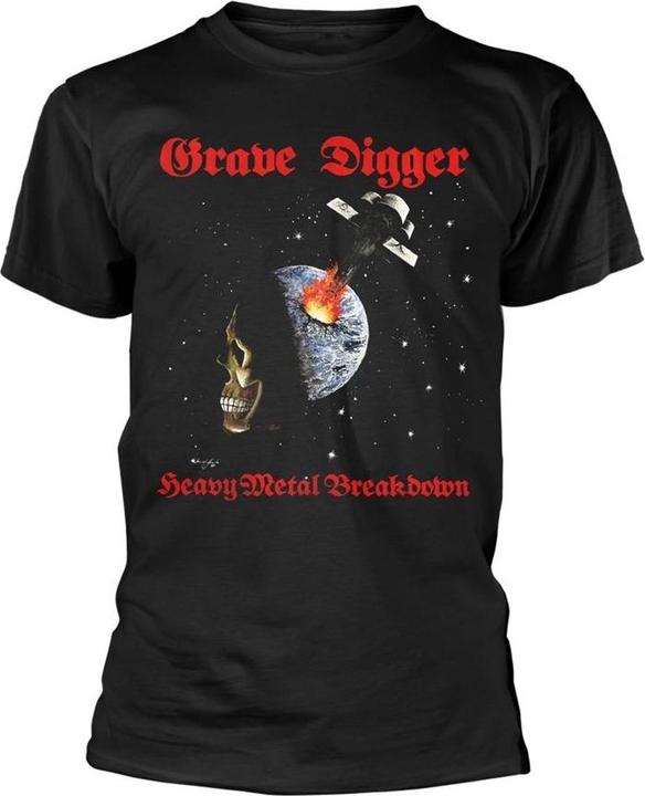 Actual product image Universal Textiles Adult Heavy Metal Breakdown TShirt (M)