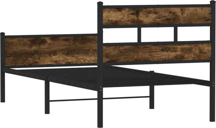 Actual product image VidaXL Bed frame Bed single bed without mattress 90x200 cm wood-based material (90 x 200 cm)