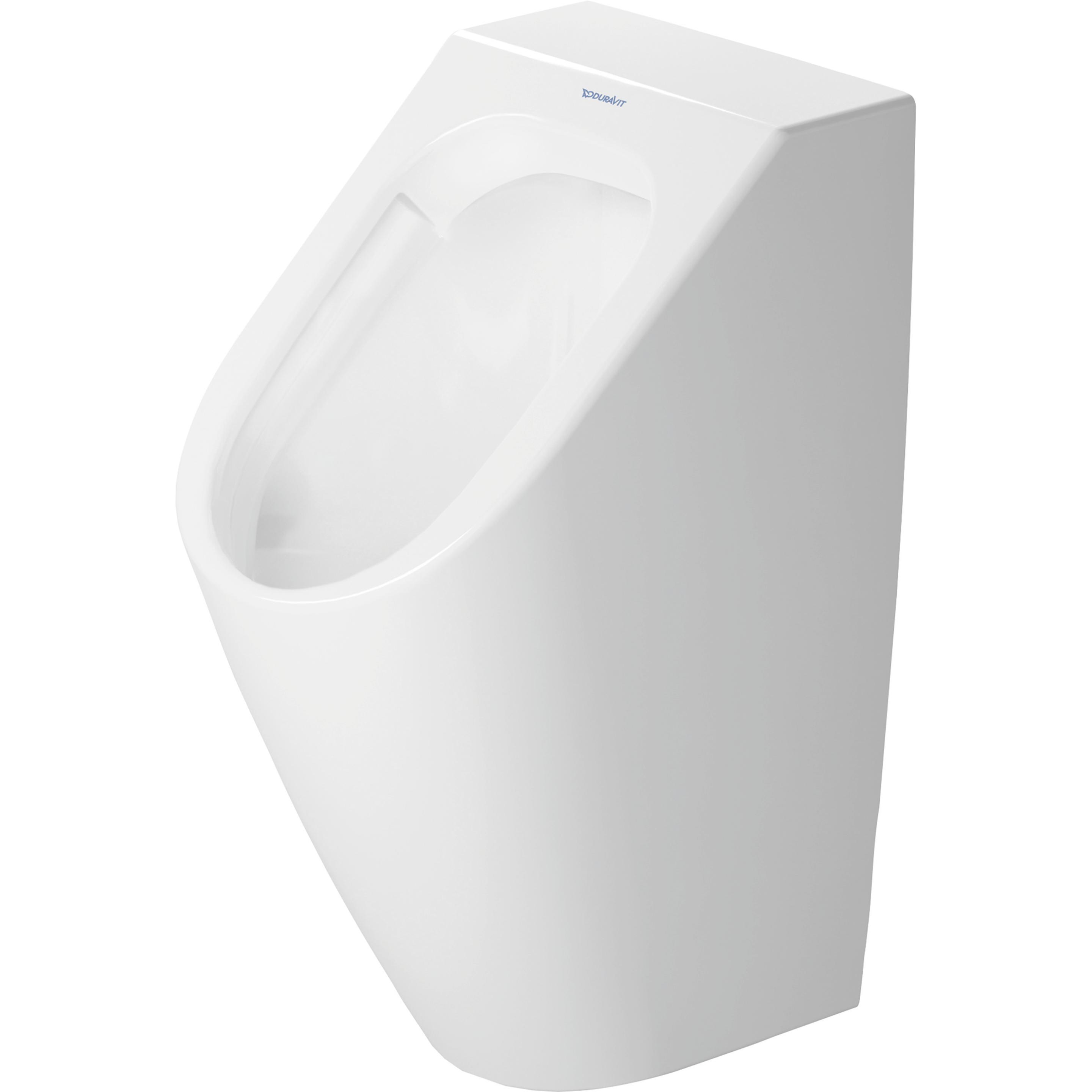 Duravit, Coperchio e sedile WC, Orinatoio ME by Starck RIMLESS 0,5 l Ab wa o Fly HygieneGlaze bianco