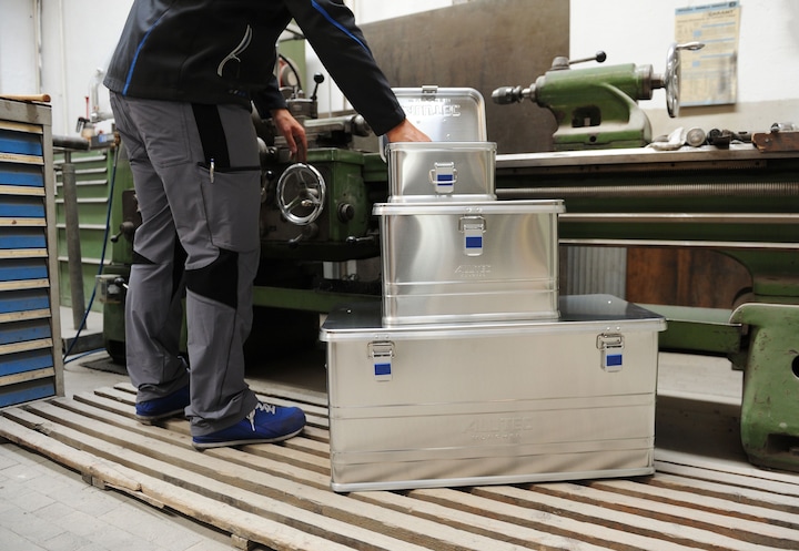 Productafbeelding Alutec Transportbox COMFORT Aluminium (L x B H) 280 215 150 mm (28 x 21,5 x 15 cm, 6 l)