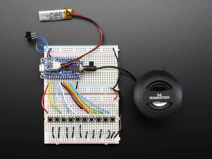 Image du produit Adafruit Carte son Audio FX Déclencheur WAV/OGG avec 16MB Fl (Divers)