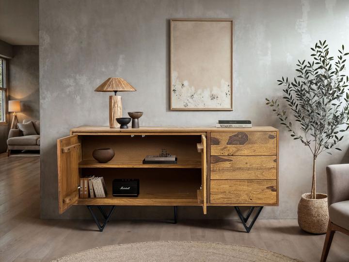 Actual product image Wohnling Sheesham (150 x 55 x 40 cm)