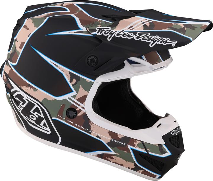 Produktbild Troy Lee Designs SE4 Polyacrylite MIPS Helm, Matrix Camo, black, L | 58-59cm (58 - 59 cm)