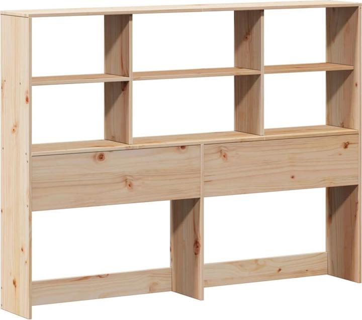 Image du produit vidaXL Lit en bois massif Lit double Cadre de lit 180x200cm en pin (180 x 200 cm)