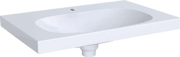 Image du produit Geberit Keramag Acanto lavabo 500630, avec trou pour robinet, avec trop-plein invisible, 750x480mm (398 mm, 750 mm)