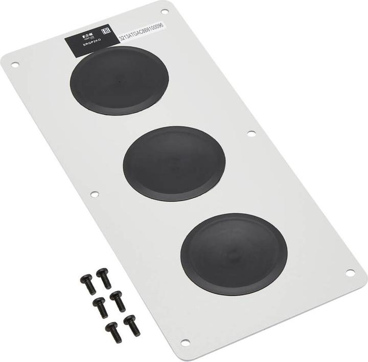 Actual product image Eaton TRIPPLITE SmartRack Cable Gland Plate for NEMA-Rated Enclosure Cabinets 3 Ports