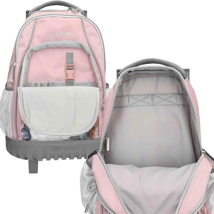 Image du produit Top Model Topmodel - School Backpack Trolley MY BFF - Pink-Grey - 50x34x24 cm (413317) (28 l)