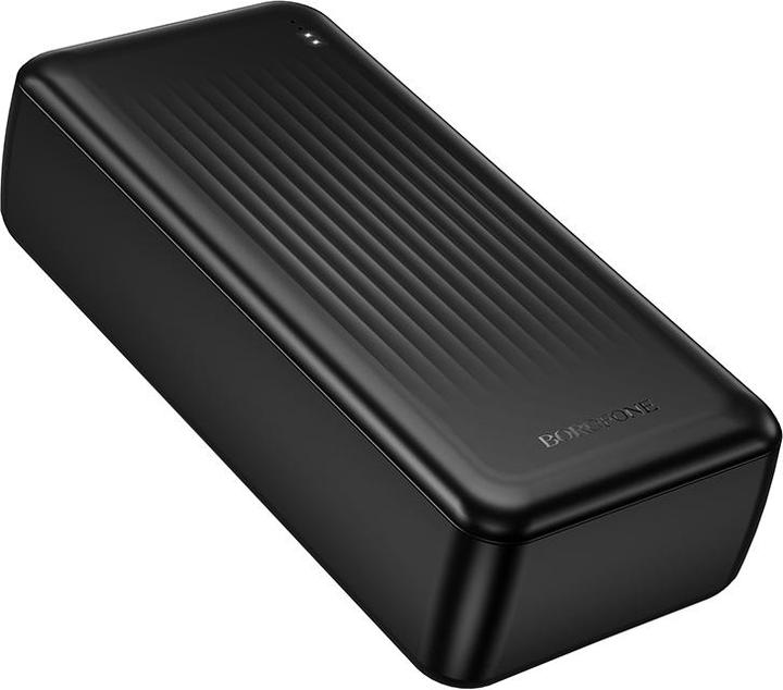 Immagine prodotto Borofone Powerbank 30000mAh BJ80B Clever - 2xUSB + Typ C - QC 3.0 22,5W PD 20W schwarz (30000 mAh, 22.50 W, 111 Wh)