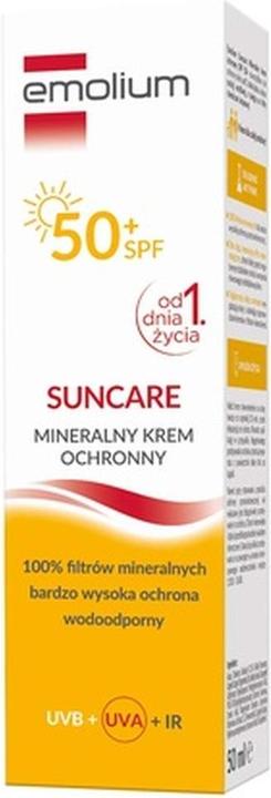 Immagine prodotto Emolium Crema solare protettiva minerale SPF50+ 50 ml (Crema solare, SPF 50+, 50 ml)
