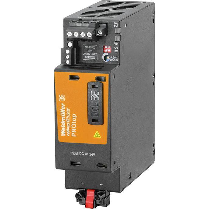 Weidmüller, Convertitore di tensione, PRO TOPDC 24V/24V 10A EX Alimentatore DC 2467300000