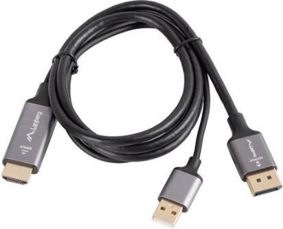 Image du produit Lanberg Câble HDMI vers DisplayPort 1m 4K noir (1 m, HDMI)