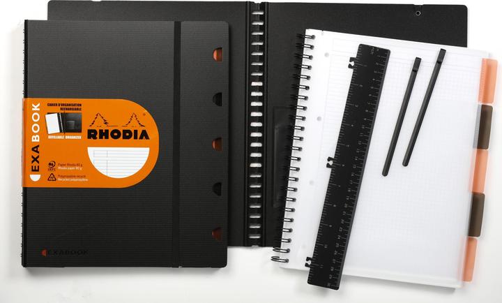 Produktbild Rhodia EXABOOK Spiralbuch (A4+, Kariert, Harter Einband)