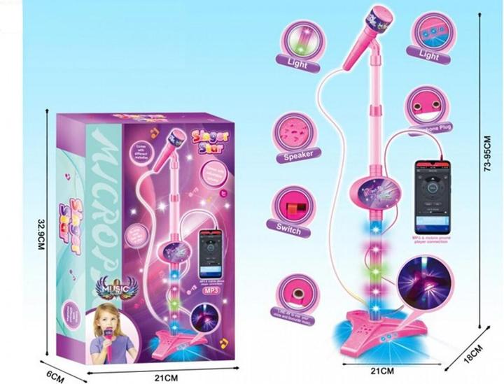 Productafbeelding MADE Mikrofon mit Ständer mit Licht