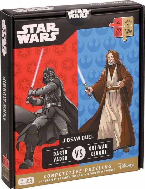 Produktbild Ridley's Games Puzzle Duell Star Wars: Darth Vader vs Obi-Wan Kenobi 2x70 Teile (70 Teile)