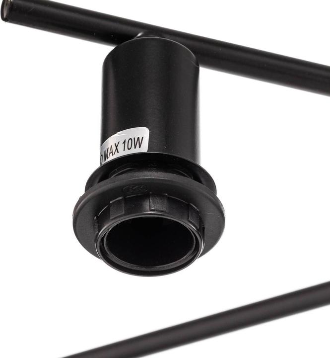 Produktbild Lindby Pellinora Deckenleuchte, schwarz (E14)