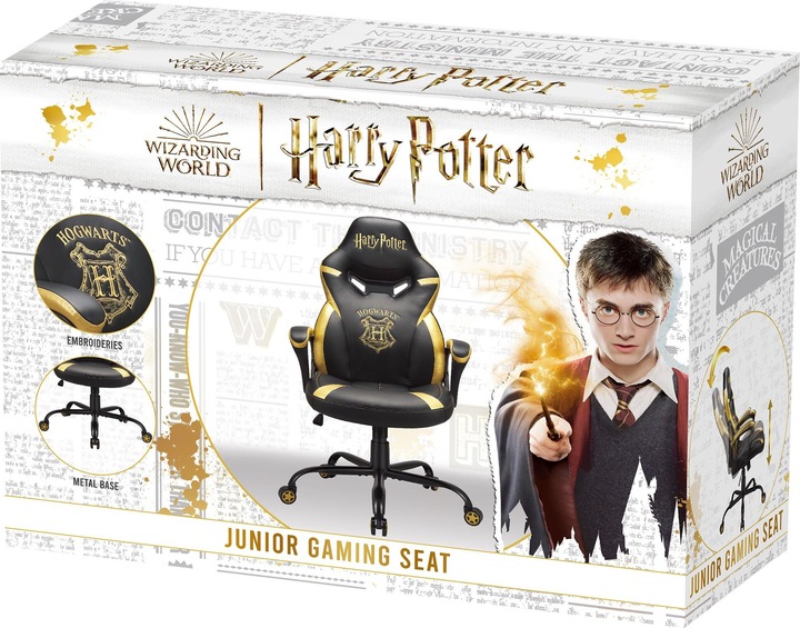 Image du produit Subsonic Chaise de jeu Harry Potter Junior - Noir/Or
