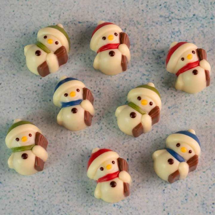 Produktbild miniSchoggi Pralinenform Schneemann