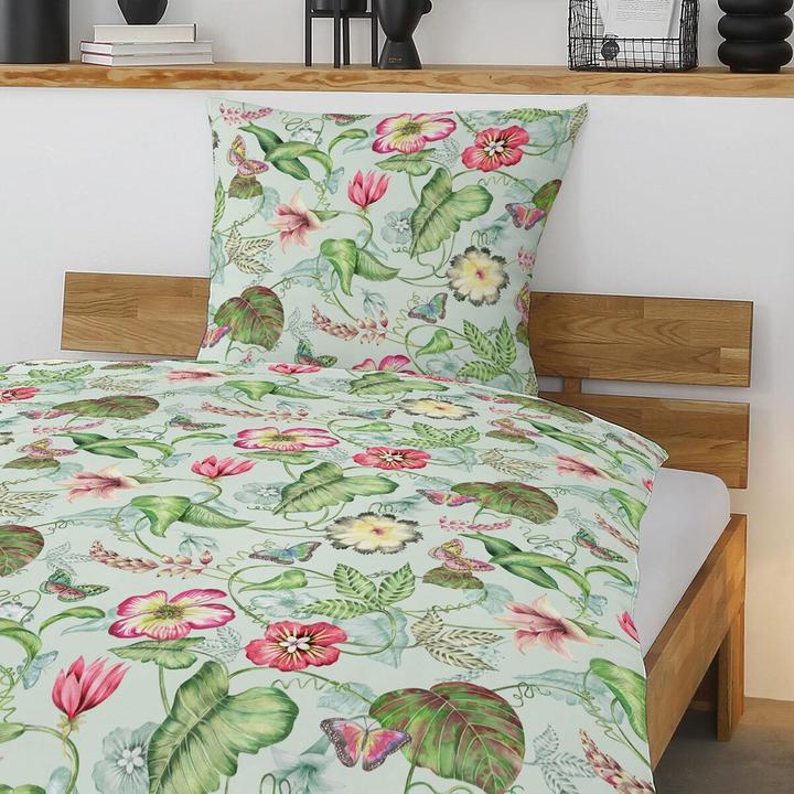 Immagine prodotto Traumschlaf Belli Fiori (Set di biancheria da letto, 135x200 cm + 80x80 cm)