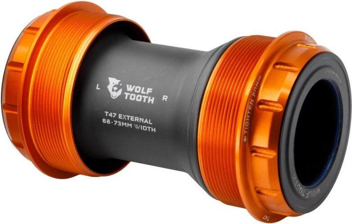 Actual product image Wolf Tooth Bottom Bracket T47 external, 29mm (SRAM), 85.5/92mm, orange