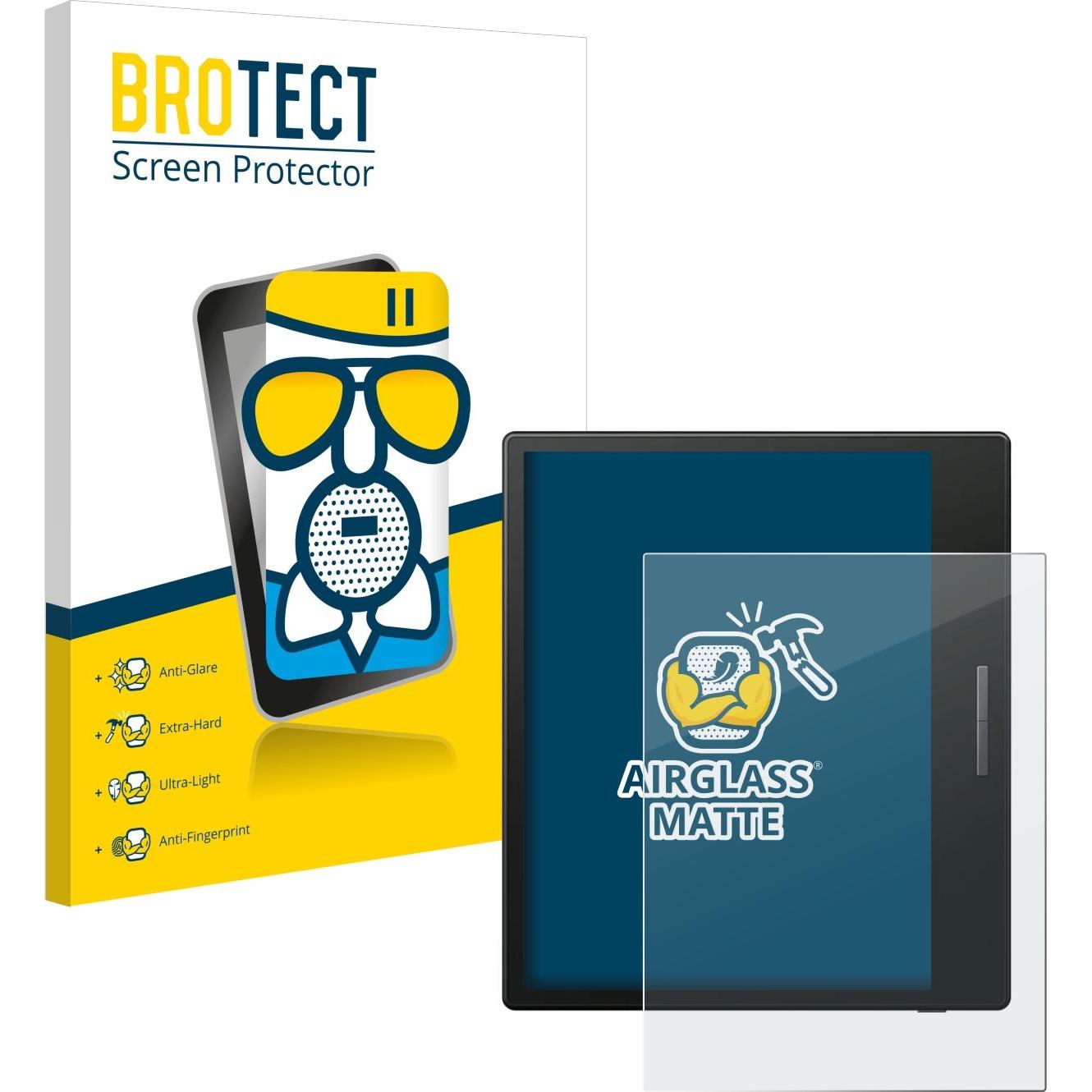 BROTECT AirGlass Panzerglasfolie Matt, eReader Zubehör, Grau