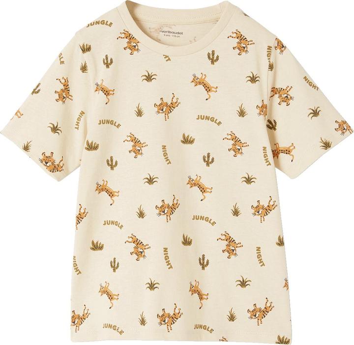Image du produit Vertbaudet Lot de 2 pyjamas courts garçon tigré (110)