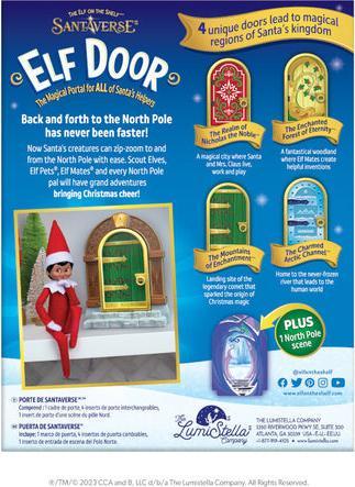 Produktbild Elf on the Shelf Elf Door 12P