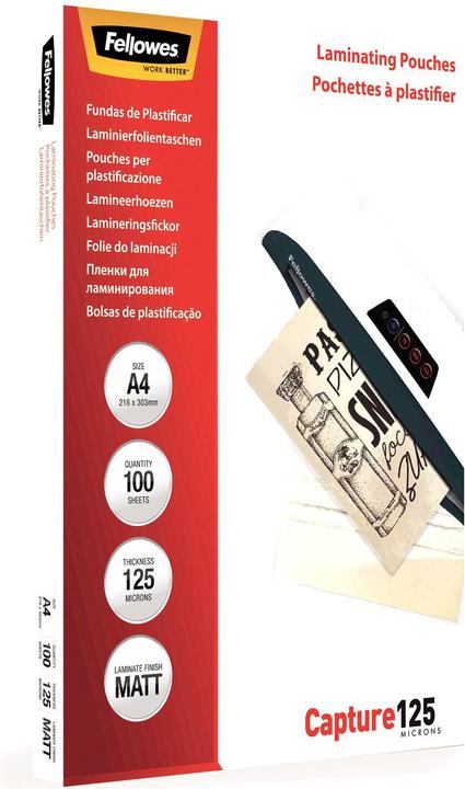 Produktbild Fellowes Enhance 80 (A4, 100 Stück, 125 µm)