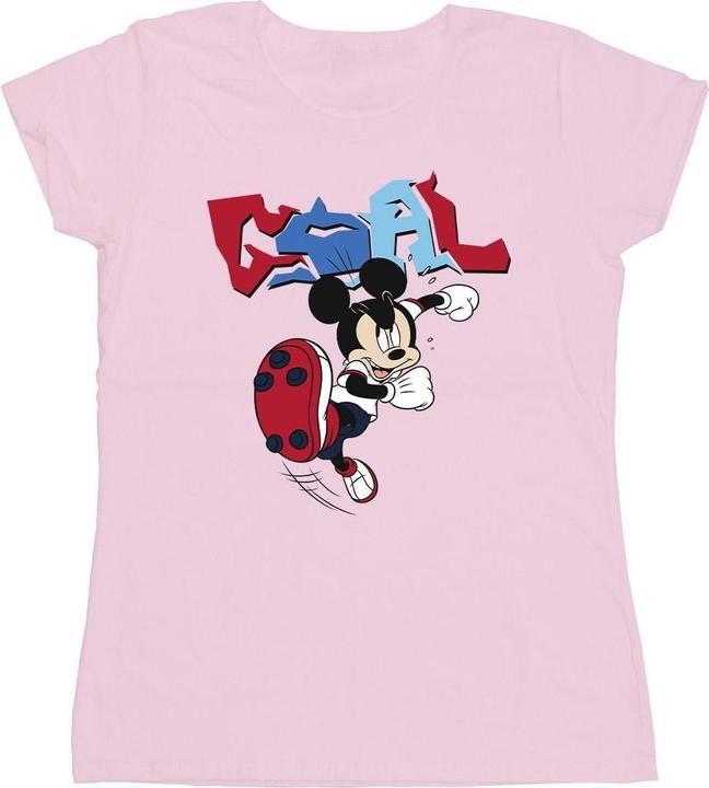Immagine prodotto Disney Mickey Mouse Goal Striker Pose Maglietta Donna (L)