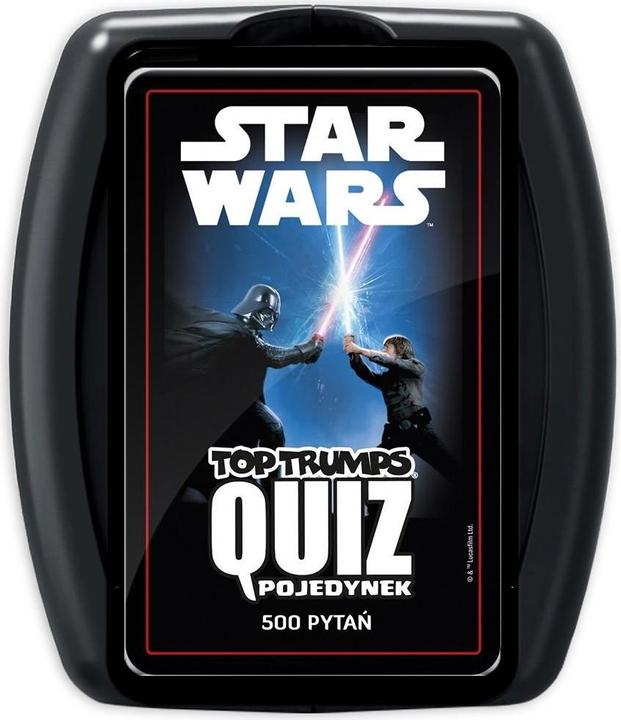 Immagine prodotto Winning Moves Movimenti vincenti Gioco Top Trumps Quiz Duello di Guerre Stellari (Polacco)