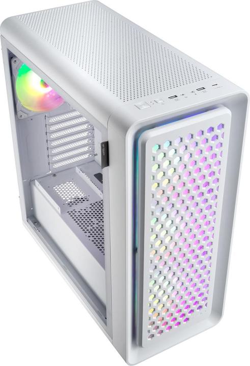 Image du produit Fortron FSP CUT593P E-ATX Ultra Tower 3xARGB WHITE (mATX, Mini-ITX, ATX)