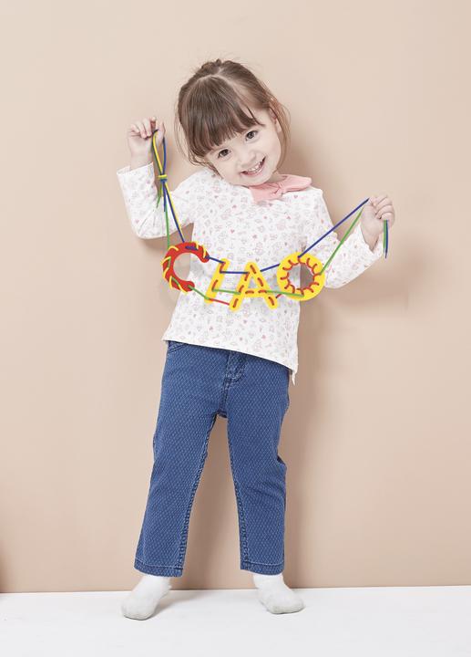 Actual product image Quercetti Play Montessori Lacing ABC + 123 (3 - 7 years)