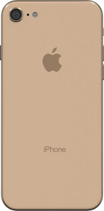 Actual product image Renewd iPhone 8 (64 GB, Gold, 4.70", 12 Mpx, Single SIM, A / Like new)