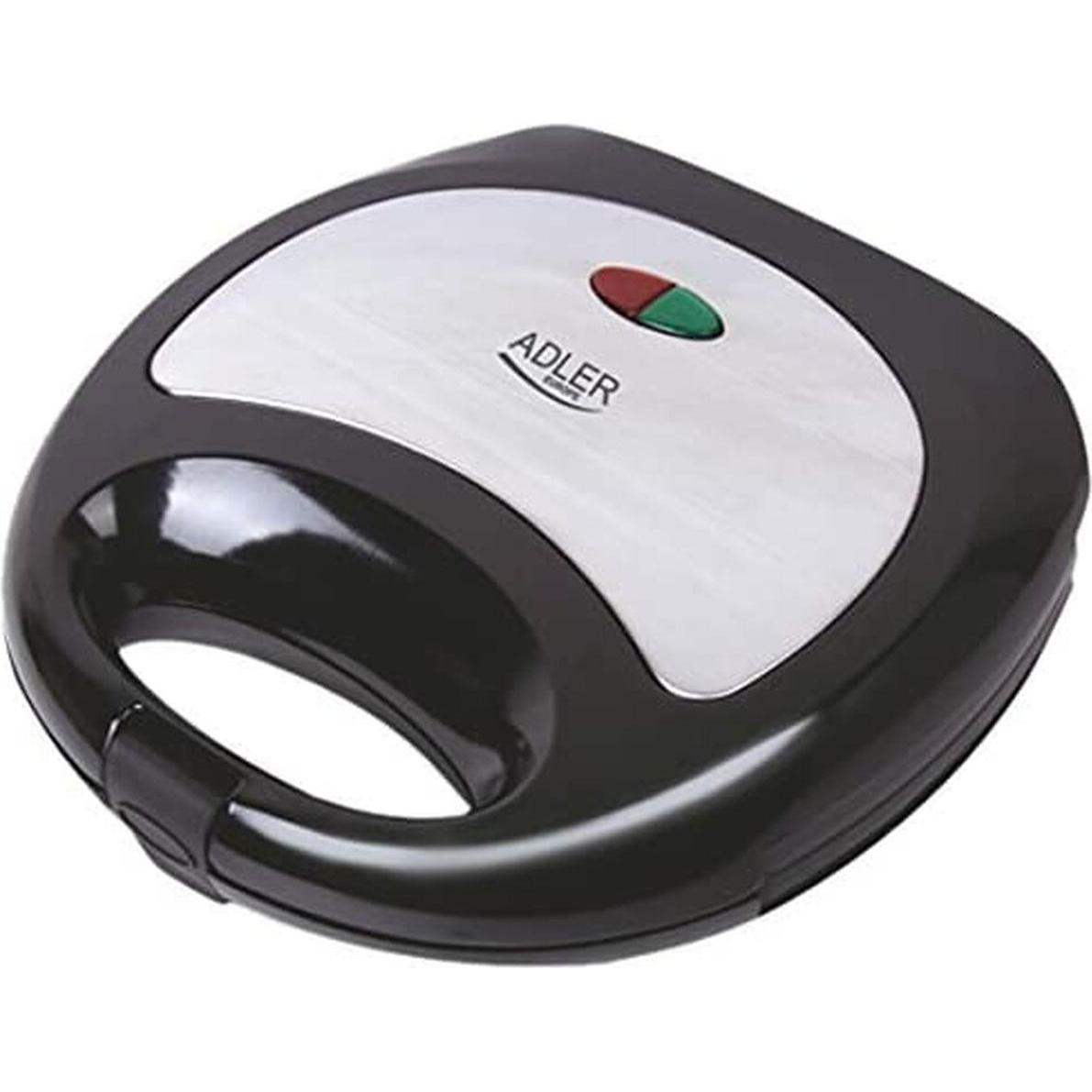 Adler Nero/Argento Tostapane, Griglia A Contatto,
