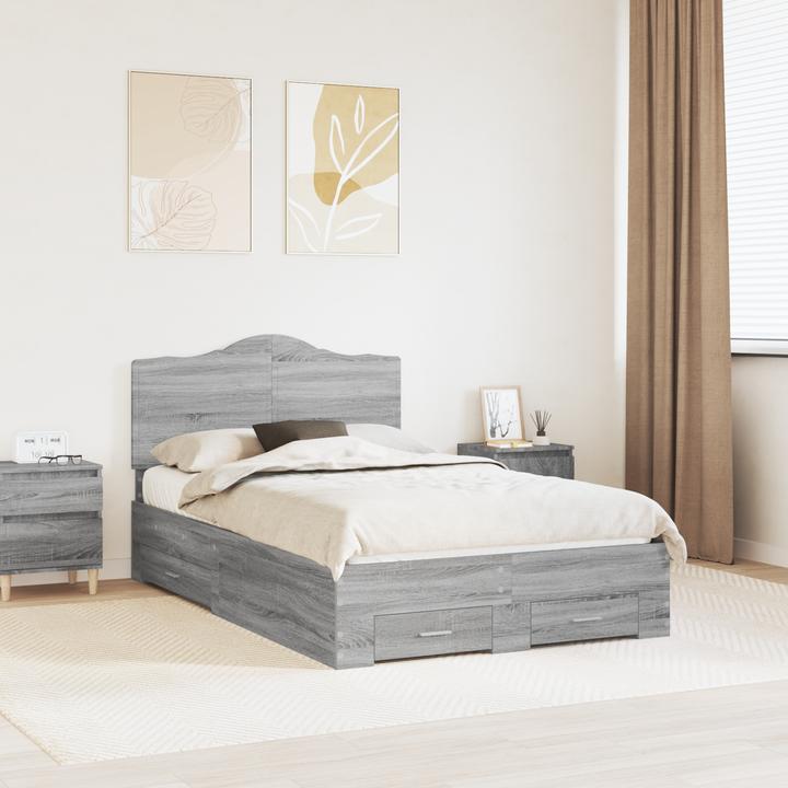 Actual product image vidaXL Moderner Bettrahmen (120 x 200 cm)