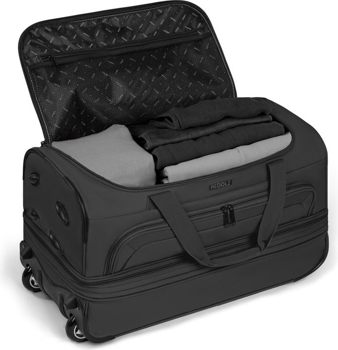Produktbild Redolz Duffle Essentials 2 Rollen Reisetasche 55 cm mit Dehnfalte (43 l)