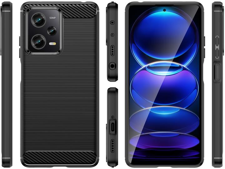Image du produit Screenguard Xiaomi Redmi Note 12 Pro 5G Housse Carbon Brushed Soft TPU (Xiaomi Redmi Note 12 Pro 5G)