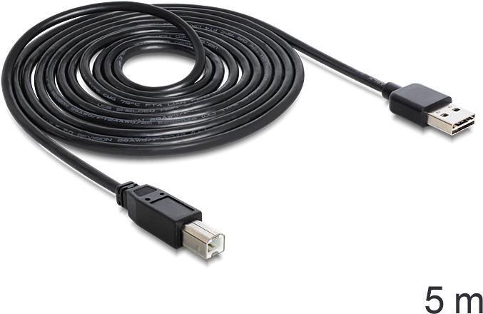 Produktbild Delock USB A – USB B (5 m, USB 2.0)
