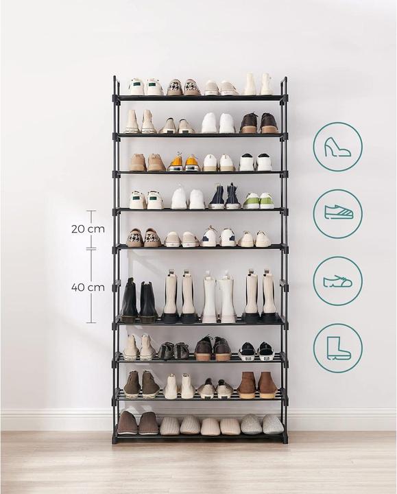 Produktbild Songmics Schuhregal (92 x 30 x 194 cm)