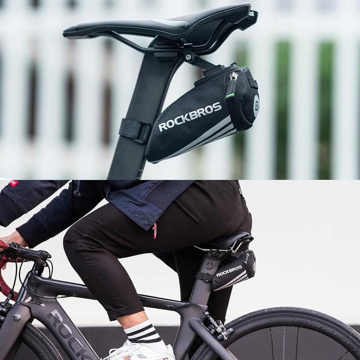 Produktbild Rockbros C28 bicycle bag under the saddle - black (0.20 l, Rahmentasche)