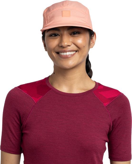 Produktbild Buff 5-Panel-Go-Cap in einfarbiger Koralle (S, M)