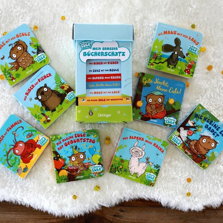 Actual product image Die kleine Eule. Mein grosser Bücherschatz (German, Susanne weber, 2023)
