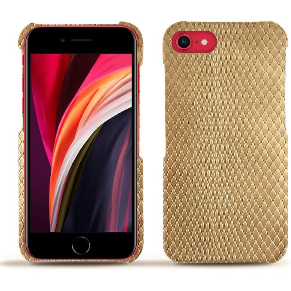 Noreve Lederschutzhülle (Apple iPhone SE (2nd Gen), Apple iPhone SE (3rd Gen)), Smartphone Hülle, Beige