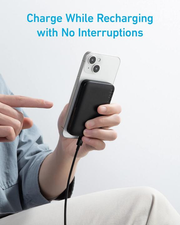 Produktbild Anker 321 MagGo Powerbank für iPhone Serien 14, 13, 12 (5000 mAh, 10 W)