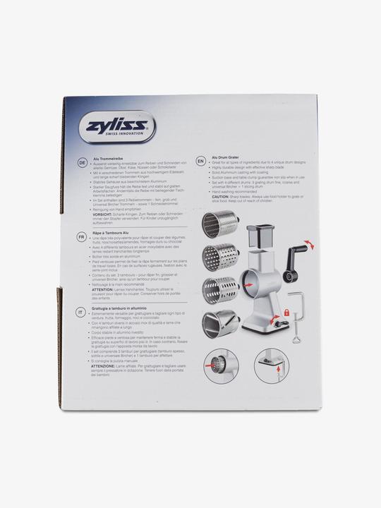 Actual product image Zyliss Drum grater set