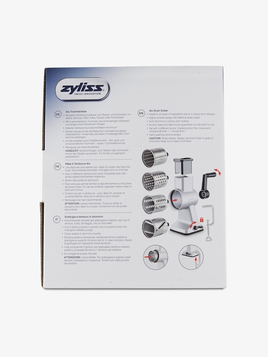 Actual product image Zyliss Drum grater set