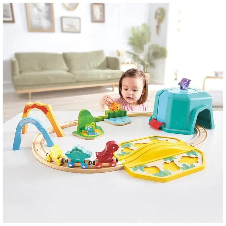 Actual product image Hape Dinosaur Train Bucket Set